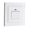 20A White Glass Rocker Wall Switch