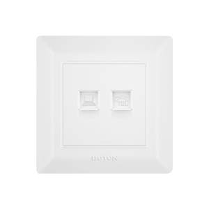 Telephone and Computer Decor Wall Socket for Apartment 