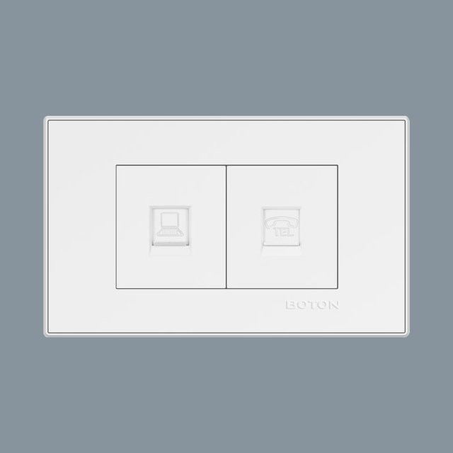 Living Room Rectangular Electrical Wall Switch Socket