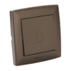 Commercial Brown Doorbell Wall Switch