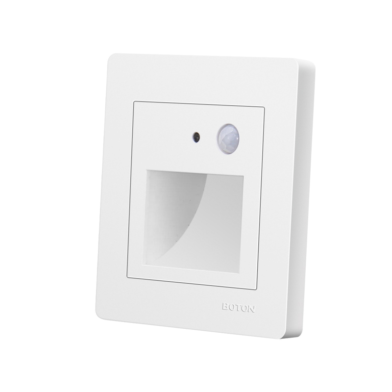 Flush Type Infrared Sensor Switch Socket with Footlight 