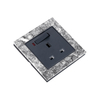 Luxury Decorator 13A Switched Socket with Lamp