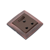 Home Colored Finish Durable 15A Switch Socket