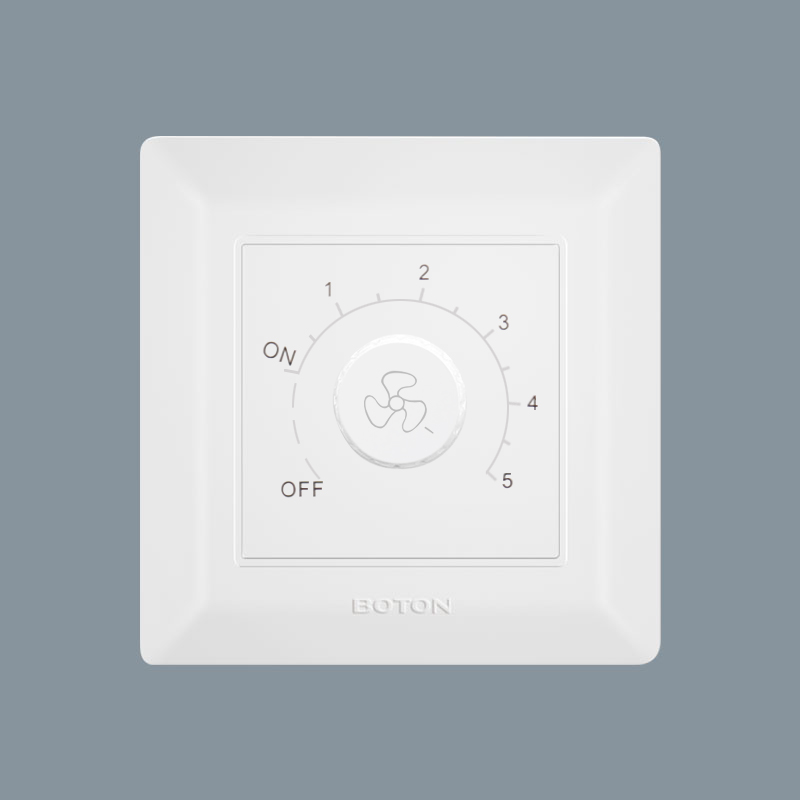 Home White Color Fan Speed Switch