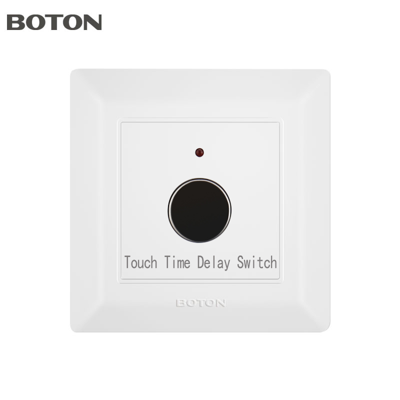 White Touch Time Delay Sensor Switch for Apartment 