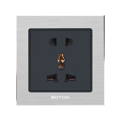 5 Pin Multi Functional Luxury Decor Wall Switch Socket