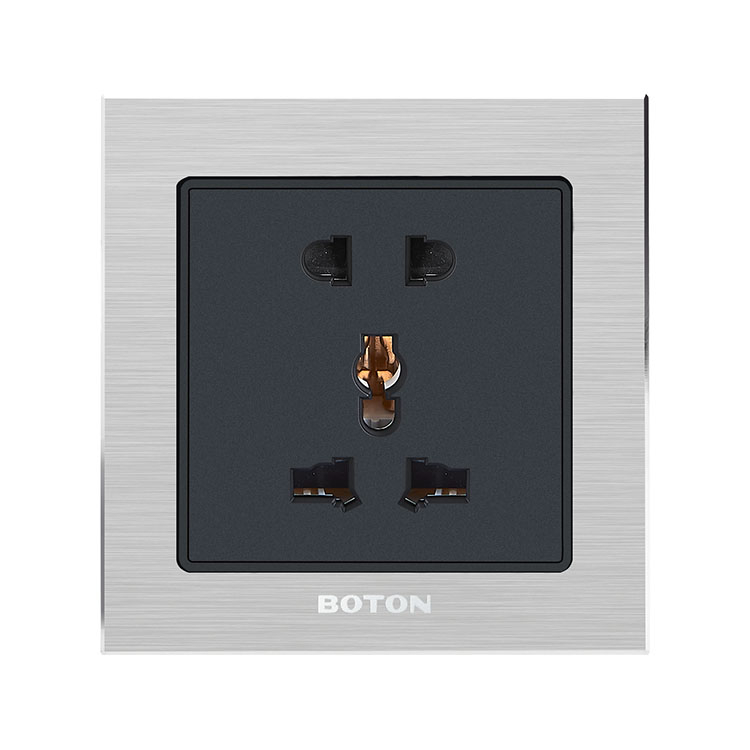 5 Pin Multi Functional Luxury Decor Wall Switch Socket