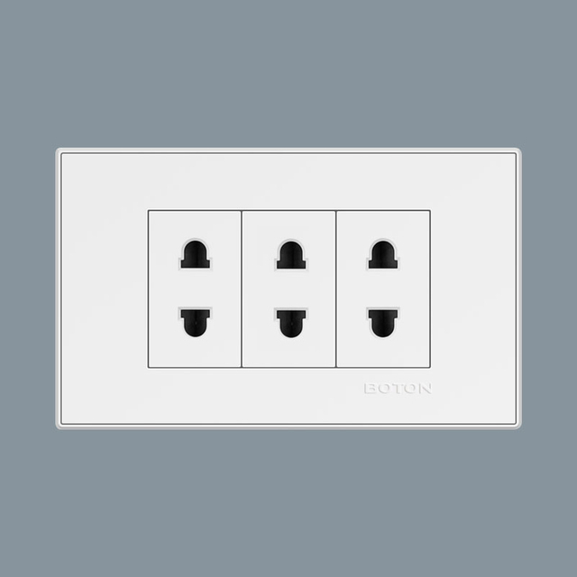 Home 6 Pin Multi Functional Wall Switch Socket