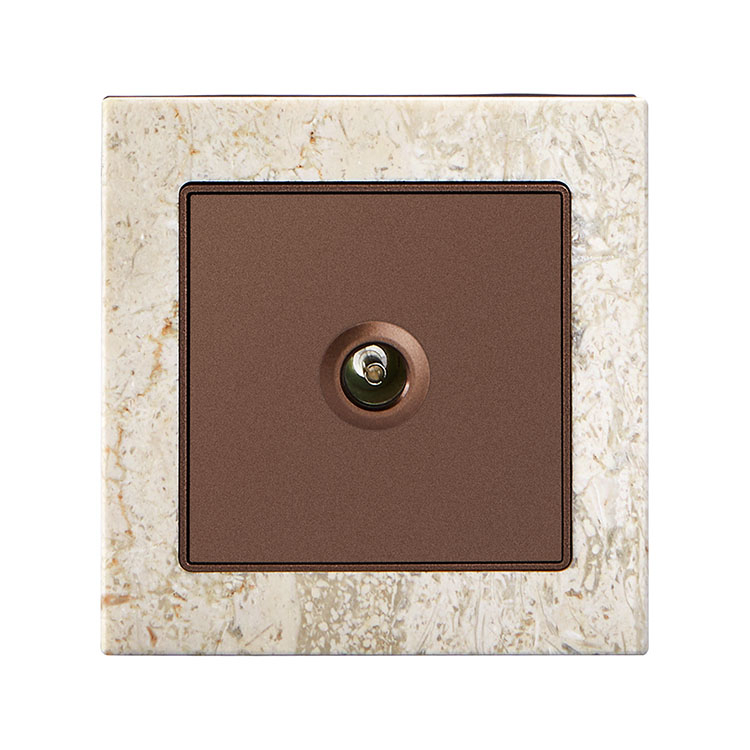 Stone Frame Electrical TV Wall Switch Socket 