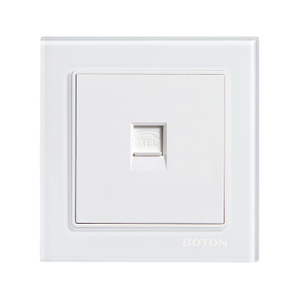 GLass Electrical Telephone Switch Socket