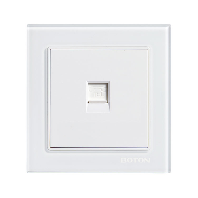 GLass Electrical Telephone Switch Socket