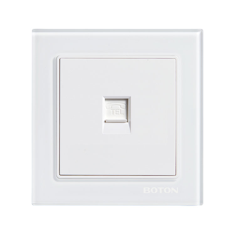 GLass Electrical Telephone Switch Socket