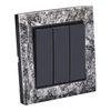 Residential Stone Frame 3 Gang Wall Switch