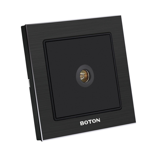 Electrical Grounding TV Wall Switch Socket