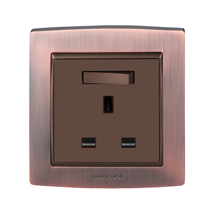 Luxury Grounding Durable Switch Socket