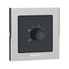 Silver Aluminum Fan Speed Dimmer Wall Switch