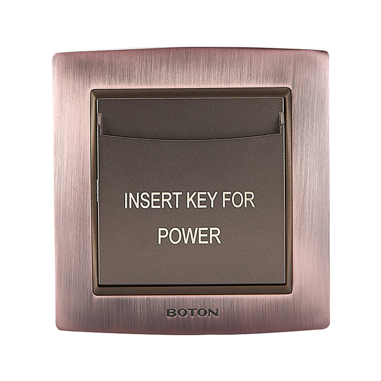 Flush Mounted Luxuty Hotel Door Card Switch