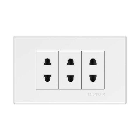 Home 6 Pin Multi Functional Wall Switch Socket