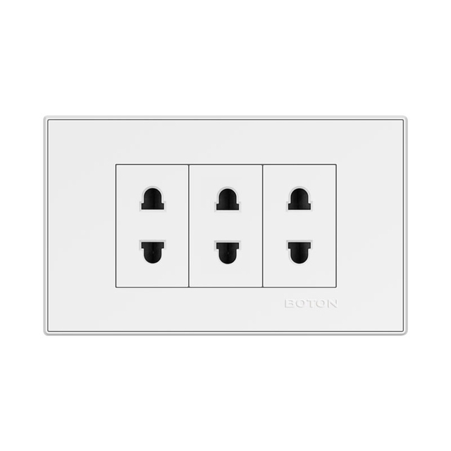 Home 6 Pin Multi Functional Wall Switch Socket