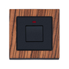 Wood Frame 20A Double Pole Rocker Wall Switch