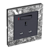 Luxury Decorator 13A Switched Socket with Lamp