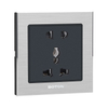 5 Pin Multi Functional Luxury Decor Wall Switch Socket