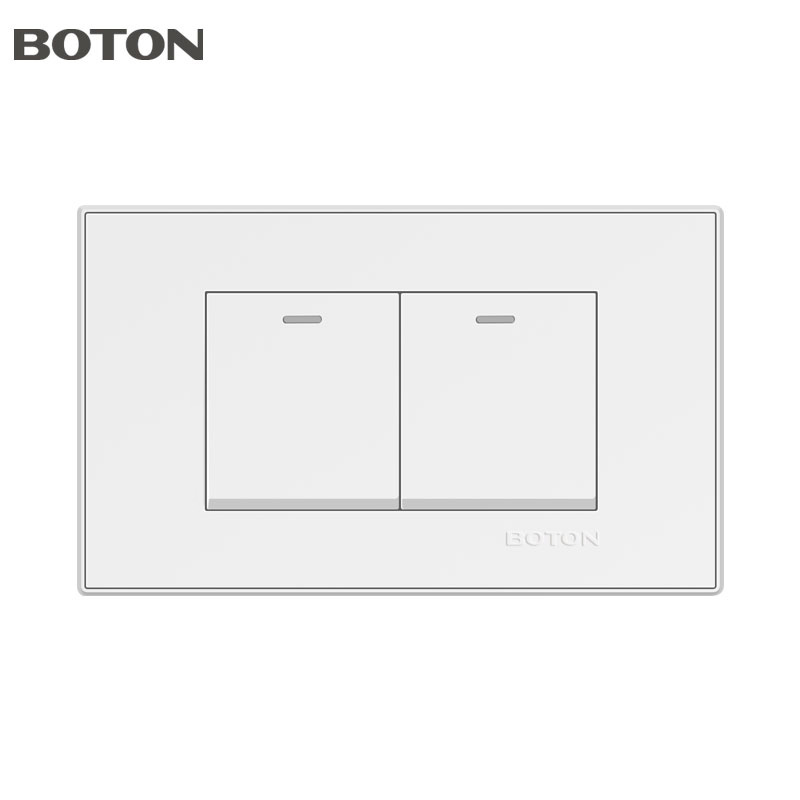 Residential Flush Type White Wall Switch