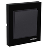 1 Gang 2 Way Black Glass Wall Switch