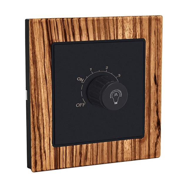 Wood Electrical Light Dimmer Wall Switch