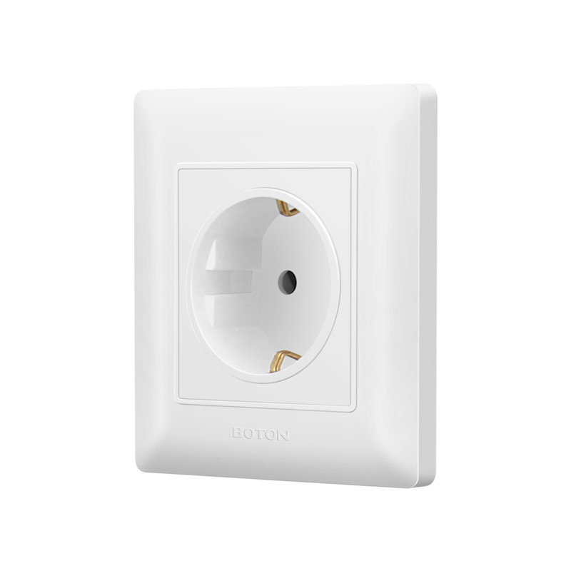 Residential 16A Durable Schuko Wall Socket